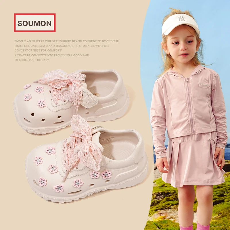 特价书萌女童凉鞋夏季新款儿童洞洞鞋沙滩涉水鞋小童凉拖鞋宝宝鞋