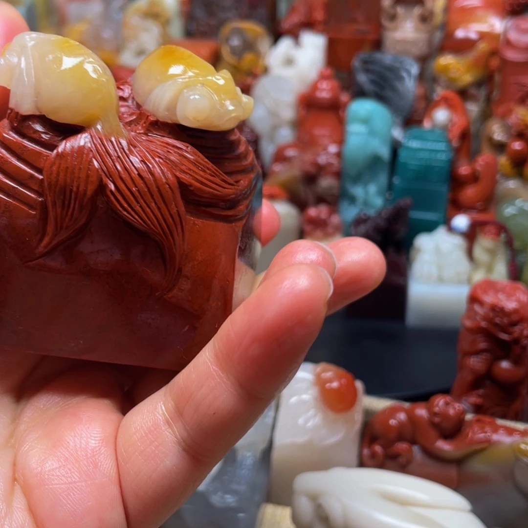 寿山石印石精美寿山