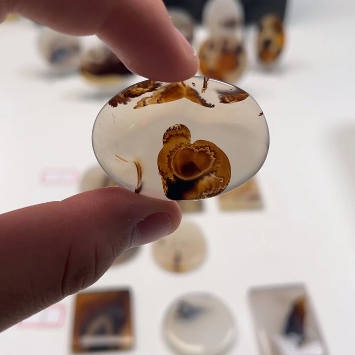 玛瑙/玉髓未镶嵌吊坠(不含链)