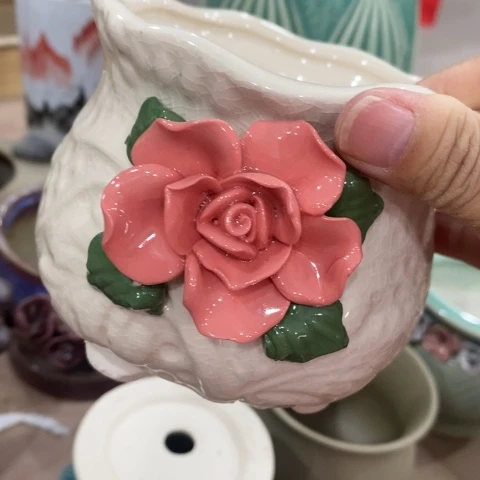 白色捏花3131313313131