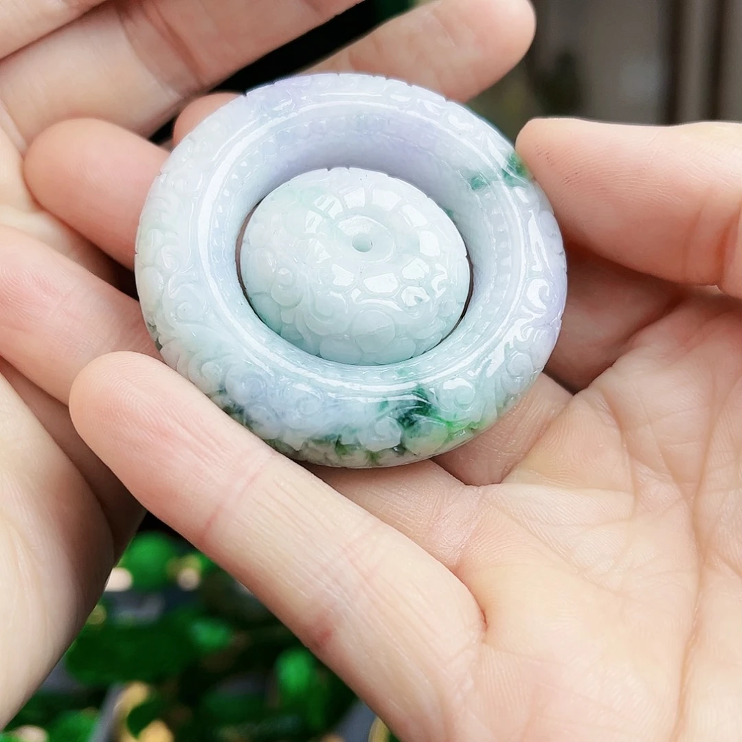 翡翠颈饰未镶嵌吊坠