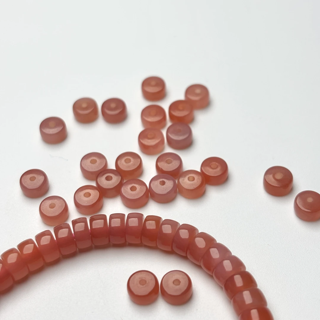 浩渝精选粉糯6mm直切隔片隔珠百搭文玩珠宝配饰星月菩提diy