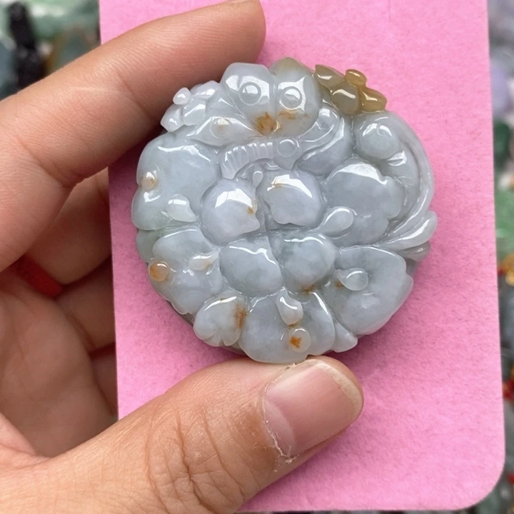 翡翠未镶嵌颈饰天然缅甸翡翠