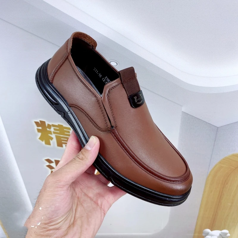 【断码】男士厚底休闲男皮鞋2382