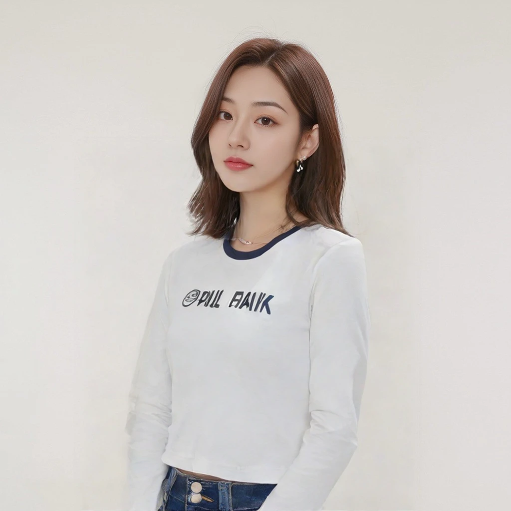 1049【女长袖T扣号链接】断码听主播报号去指定链接拍衣服