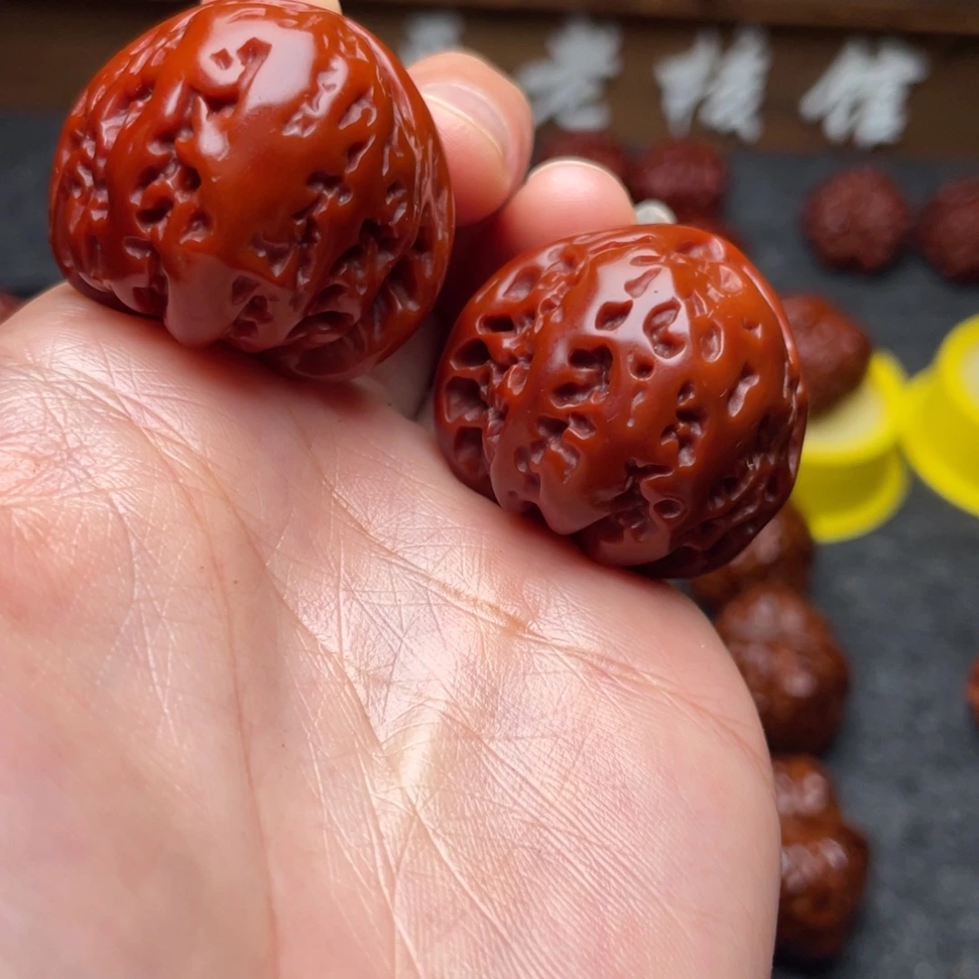 吊坠文玩核桃文玩核桃 手把件 百年 34