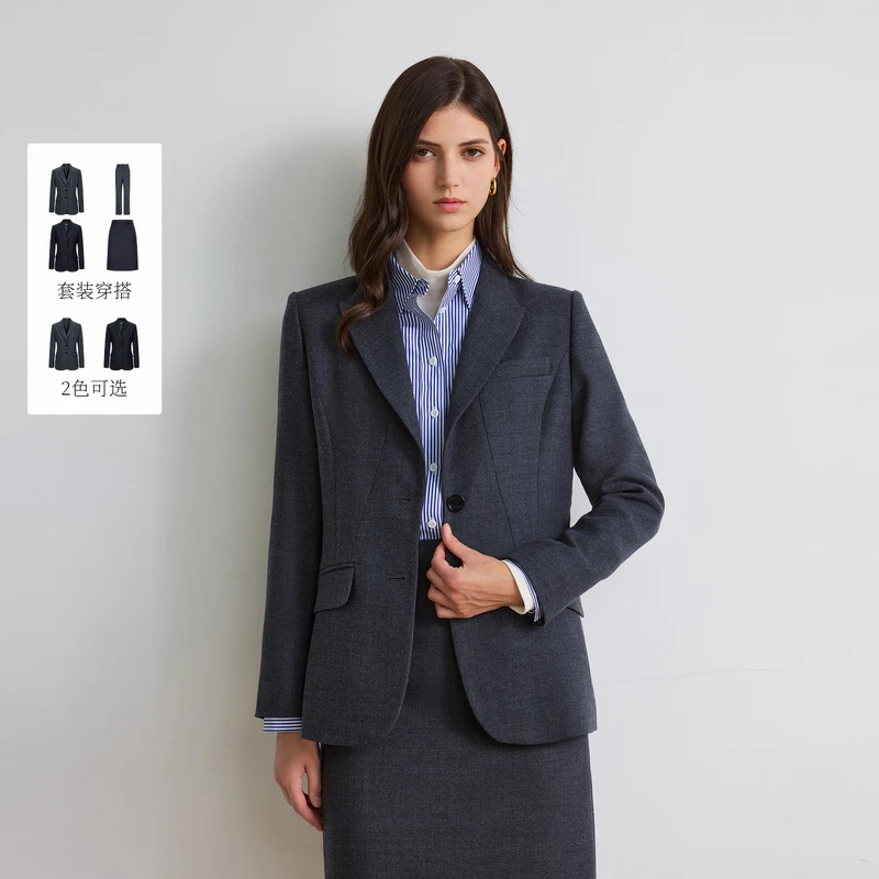 【婧文专属】【绵羊毛】Scofield女英伦收腰西装外套SFJKF4T01M