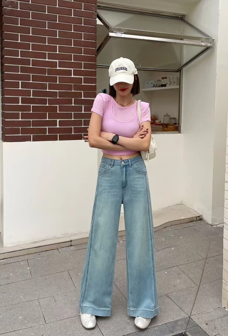 【直播链接】2025春夏爆款高品质女装牛仔裤，孤品微瑕！介意勿拍！