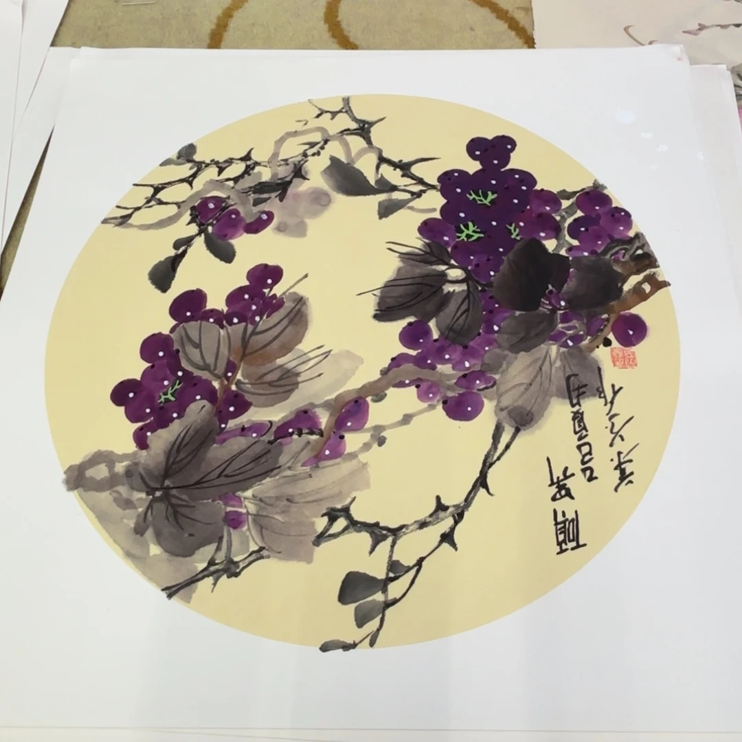 国画国画吴兰芬老师作品刘