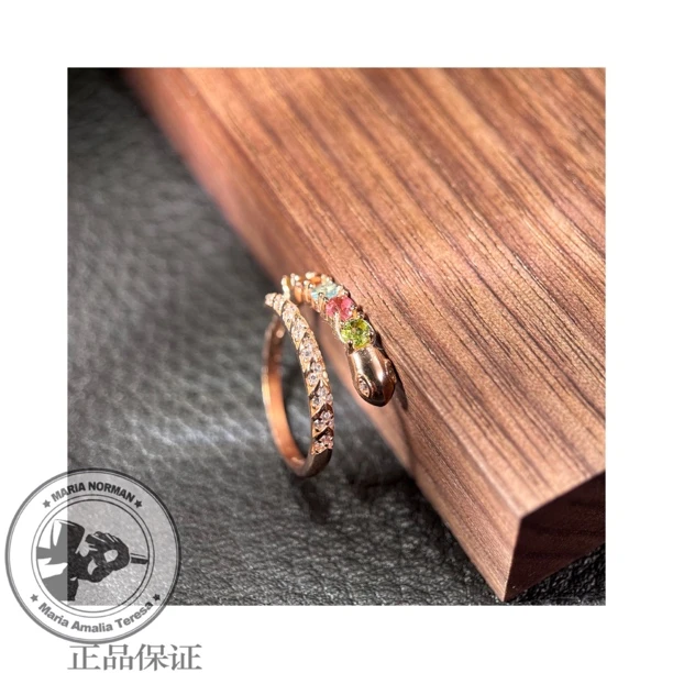 M0393 法 ✪【碧玺涟漪】Tourmaline Ripple S925银戒指 碧玺﹝3﹞