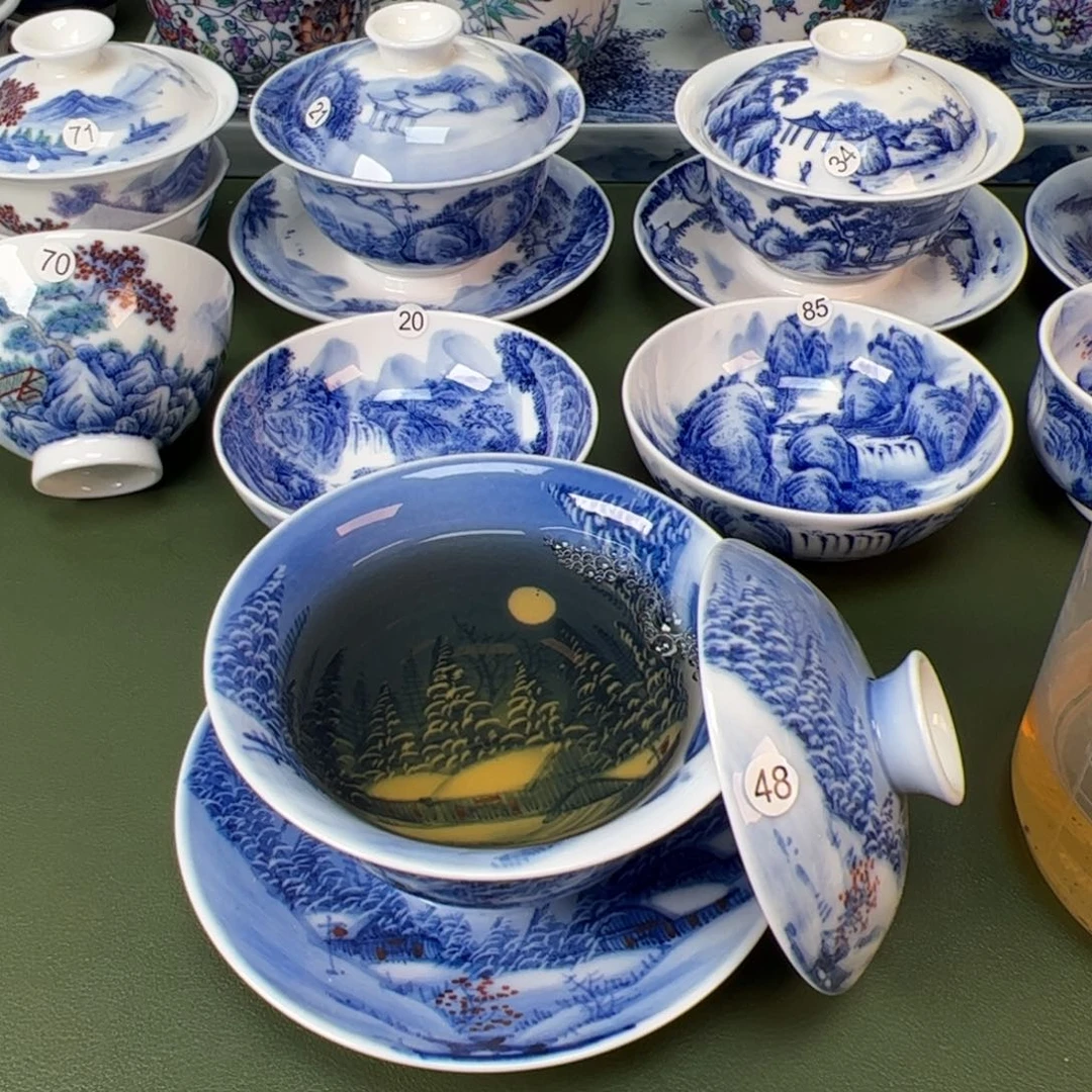 木木景德镇纯手工纯手绘茶具48