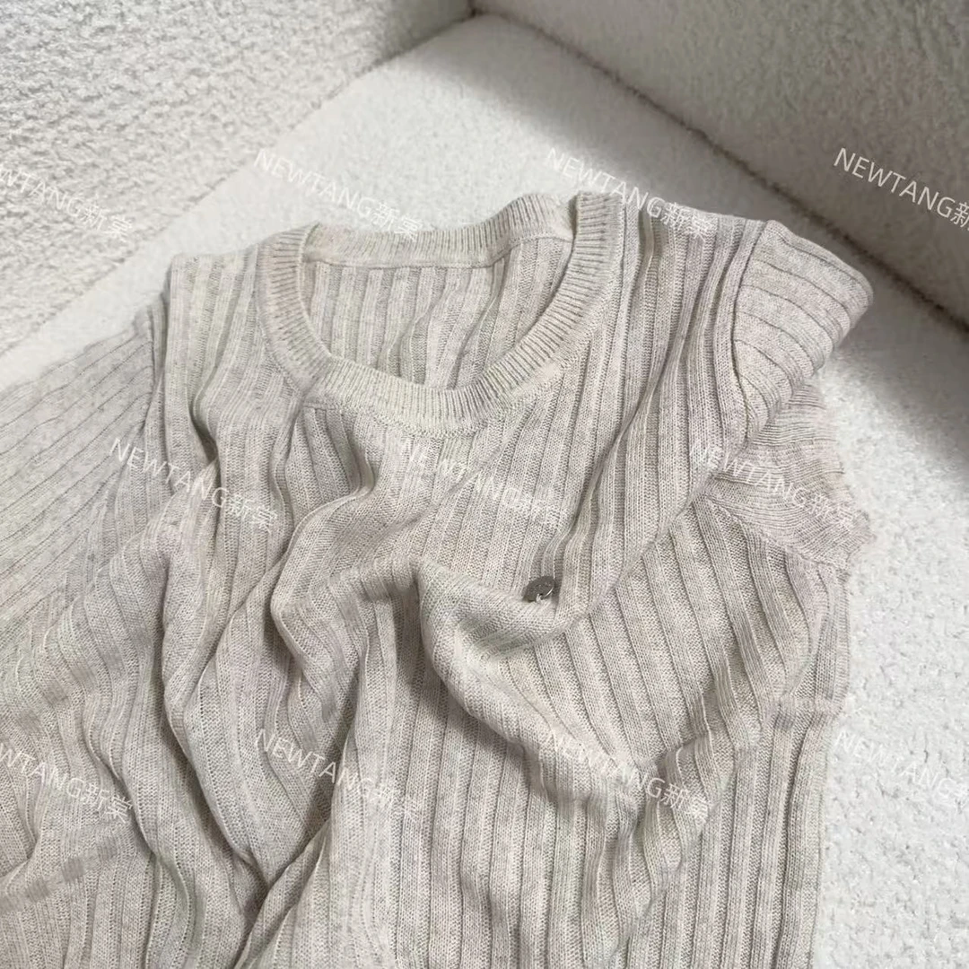 【竖条麻花】61时尚夏季显瘦镂空短袖