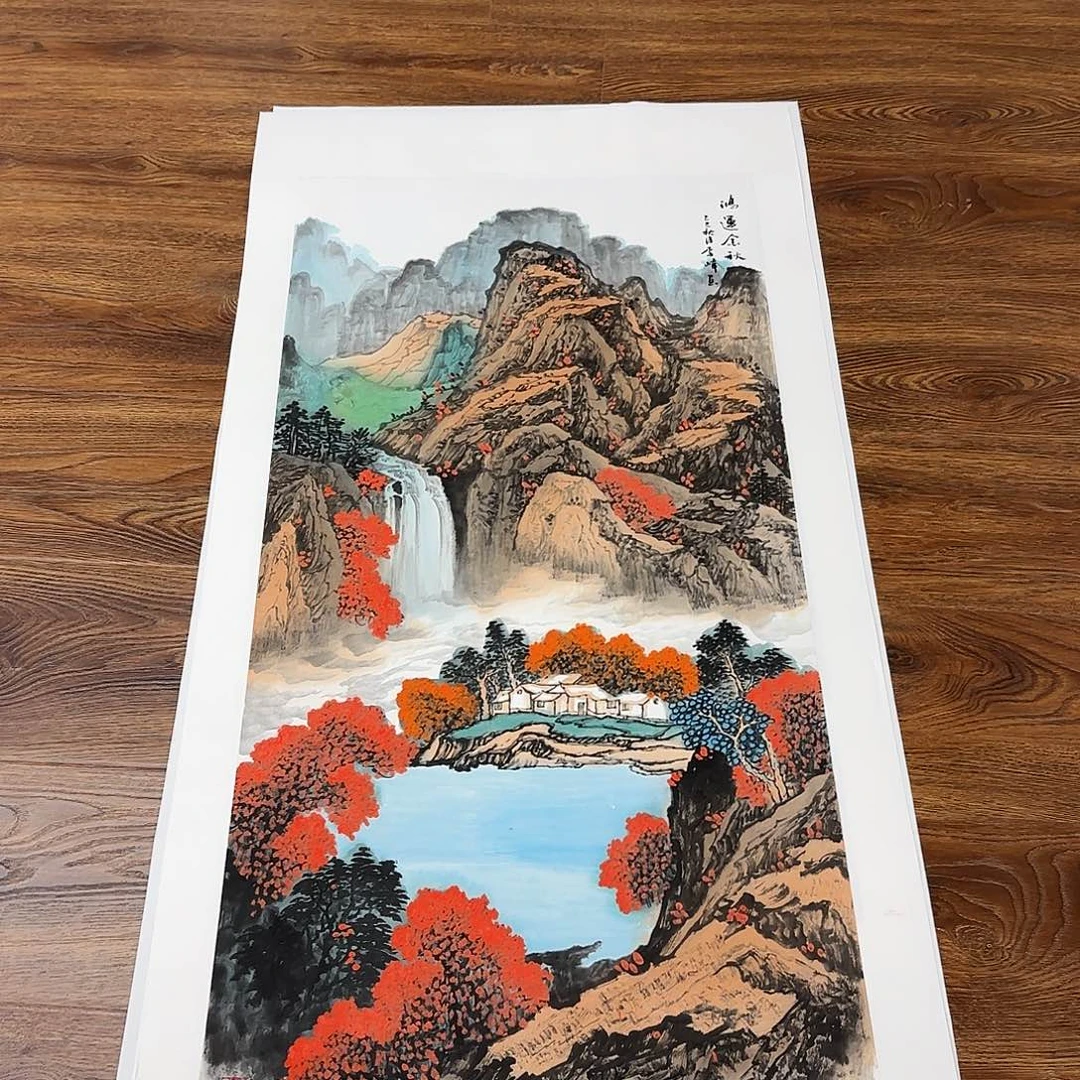 国画国画作品集一个由一