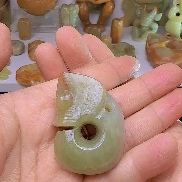 和田玉吊坠(不含链)未镶嵌