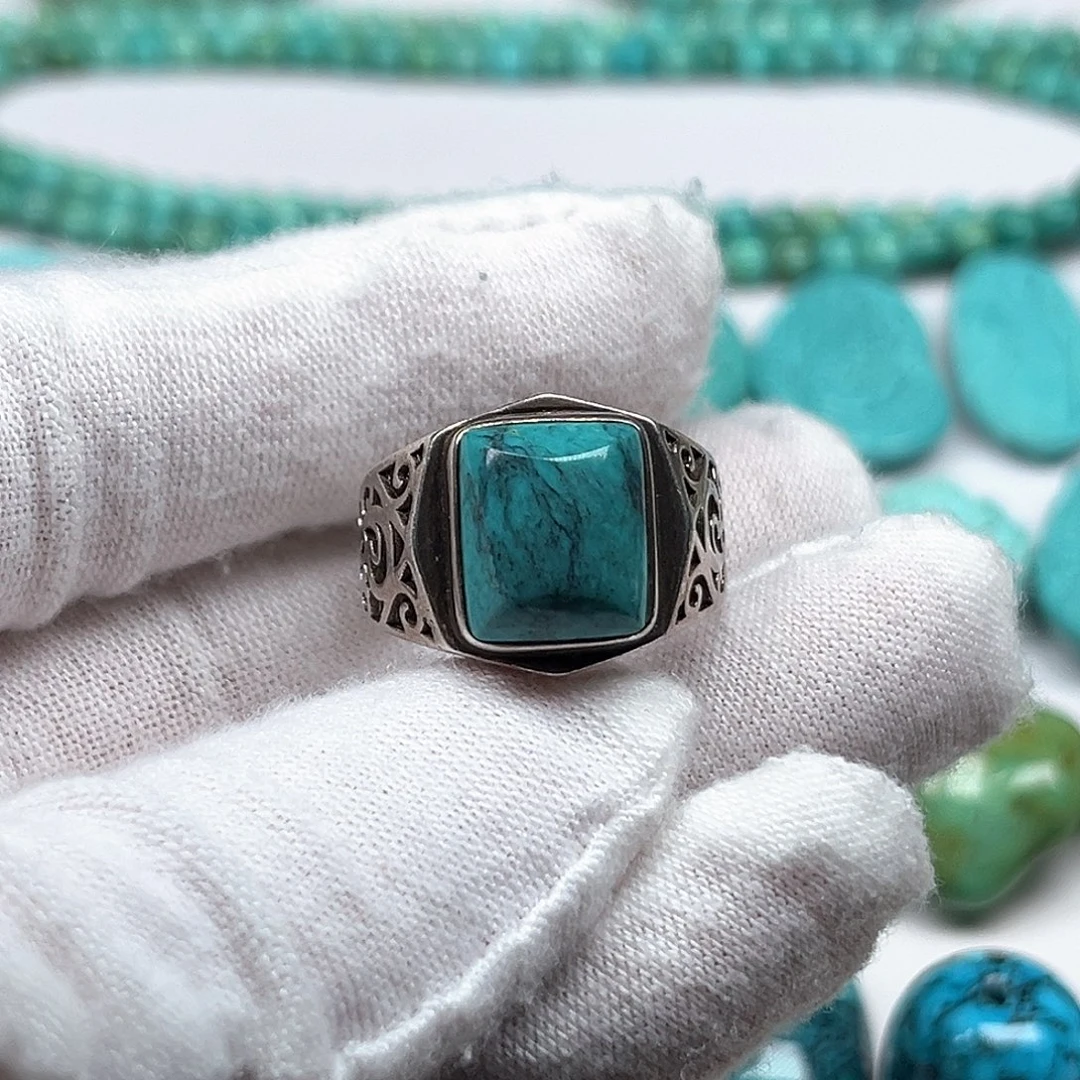 月***神绿松石未镶嵌原矿