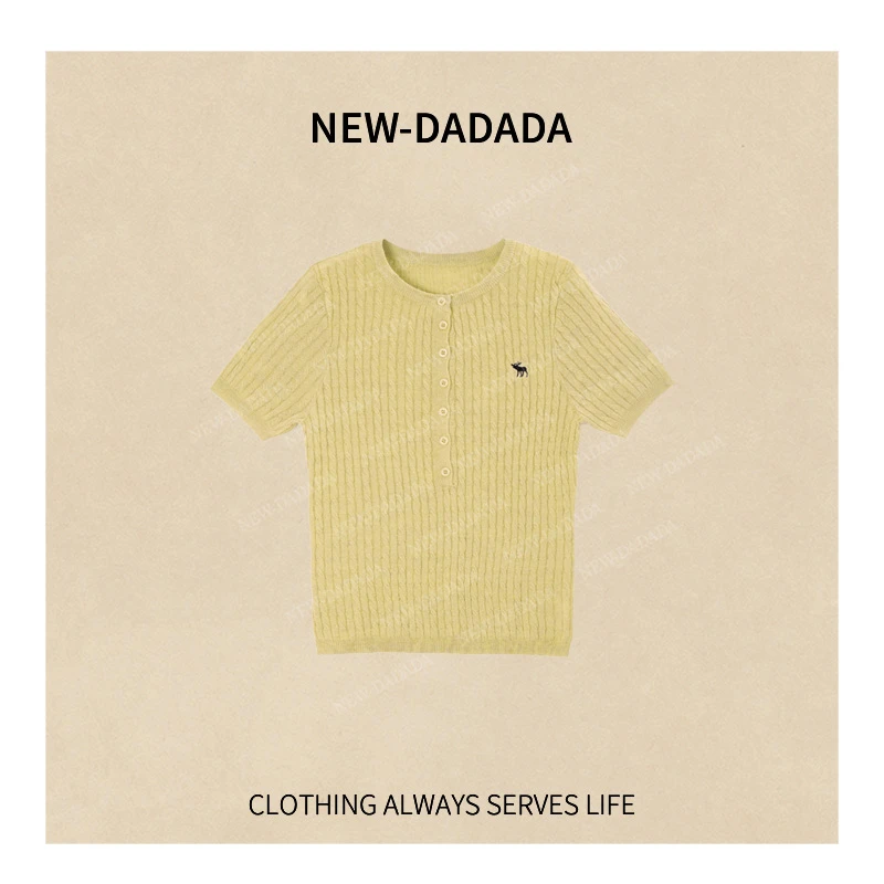 清清利达 NEW DADADA【旅诗】时尚休闲修身气质上衣SDK2478