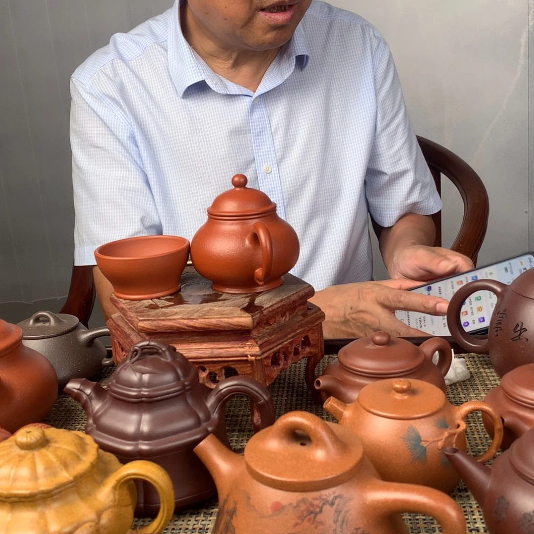 星***步紫砂茶壶宜兴紫砂壶茶壶原矿紫砂壶