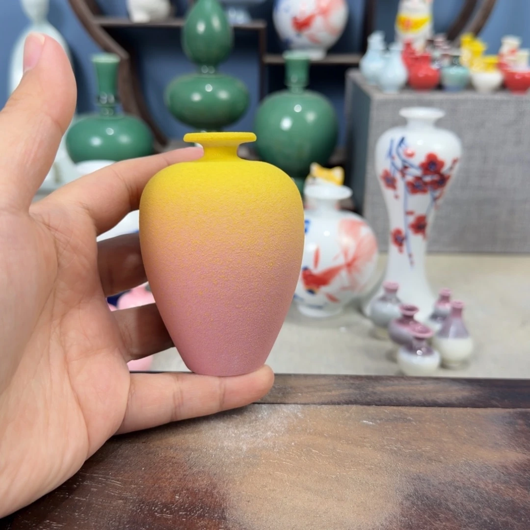 陶瓷手工小花器摆件