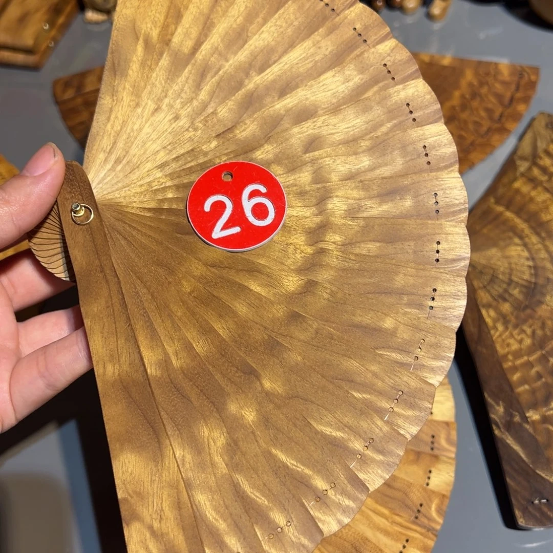 金丝楠金丝楠木金丝楠木扇子15