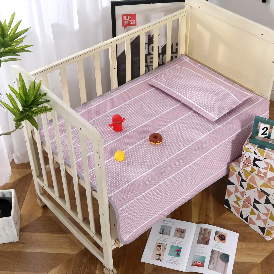 小包边单人防滑加厚特厚纯棉色织老粗布床单粗布凉席学生宿舍床单