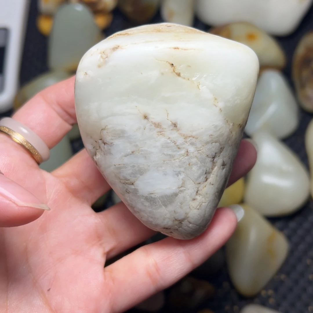 和田玉未镶嵌挂件24