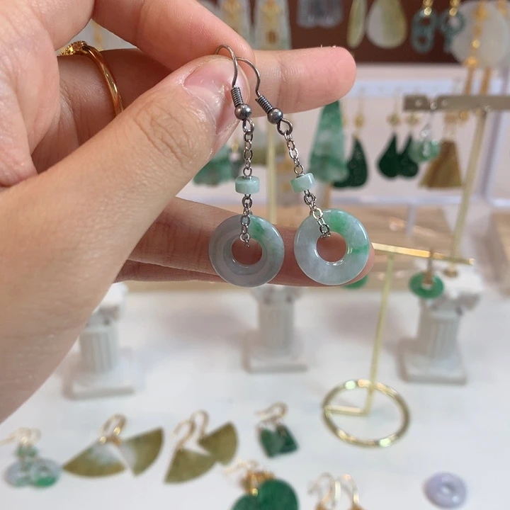 未镶嵌翡翠耳饰耳饰