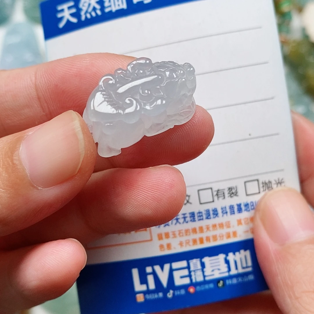 翡翠未镶嵌颈饰貔貅