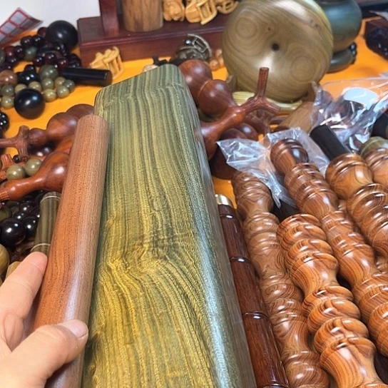 木沙*.绿檀枕头一个豆豆豆