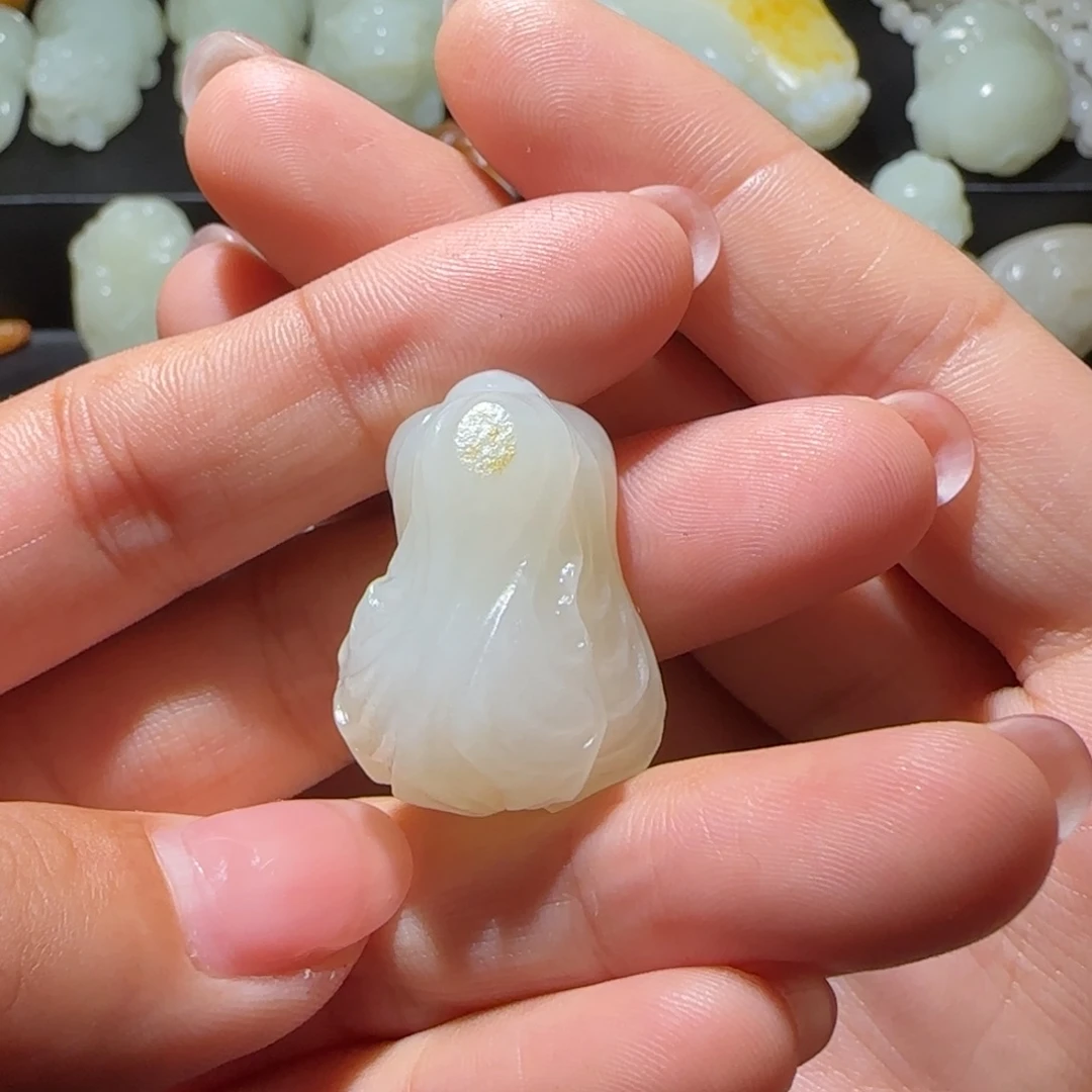 迪***迪和田玉未镶嵌颈饰