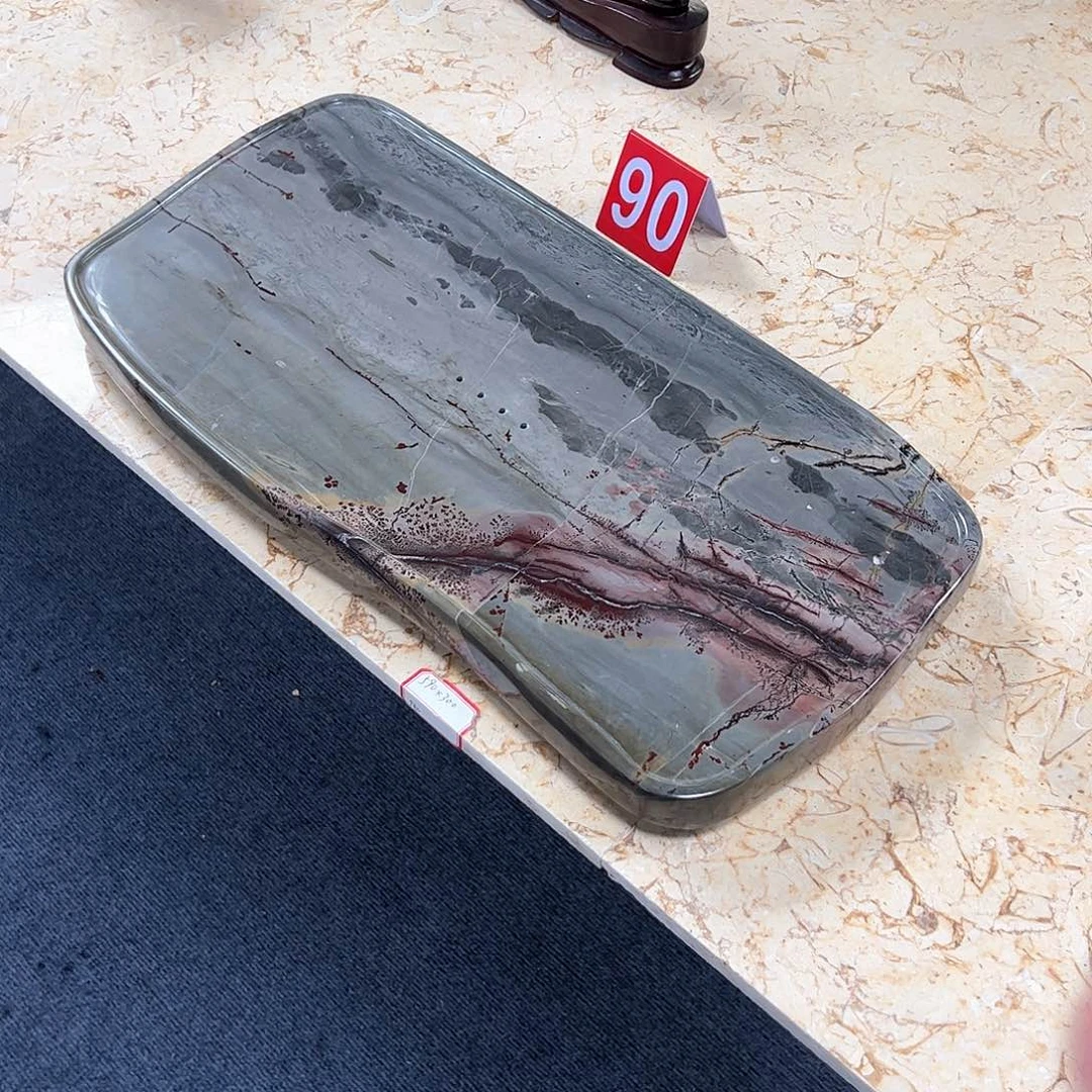 广西石天然国画石干泡台