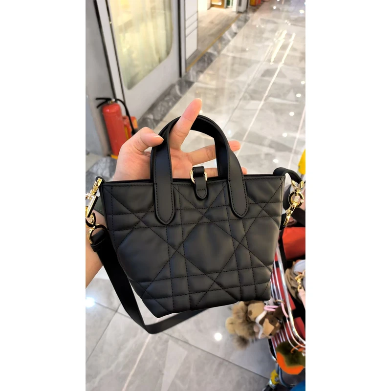 YUSHA/高档mini黑色小D斜挎手提包-5009