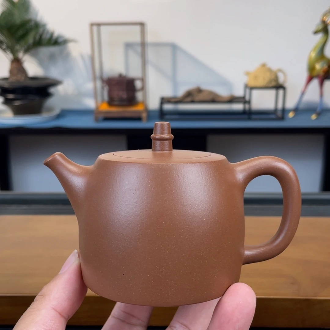 茶壶紫砂台西紫泥汉铎200cc