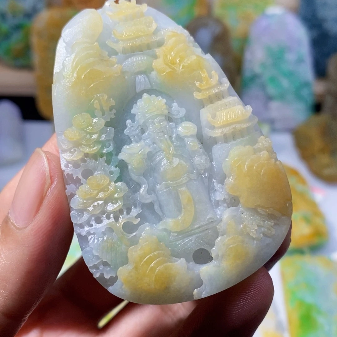 定制翡翠未镶嵌天然翡翠A货