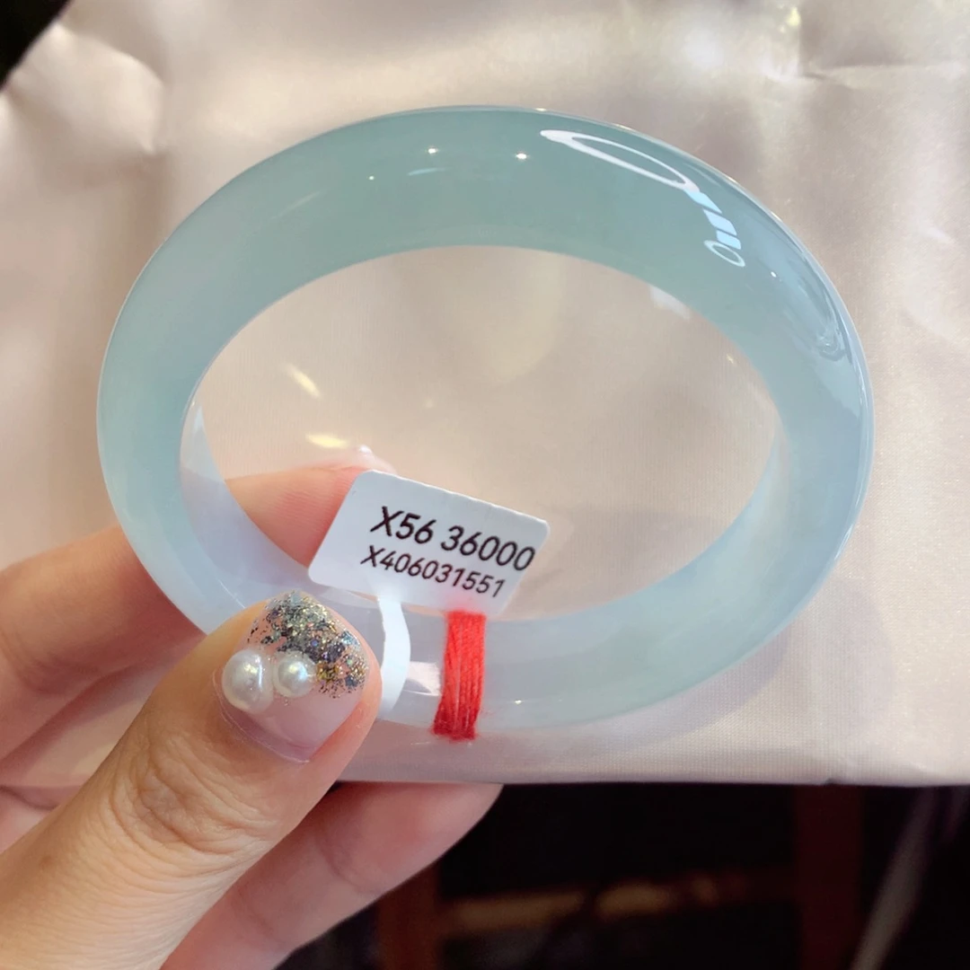 未镶嵌手镯翡翠45号正圈77