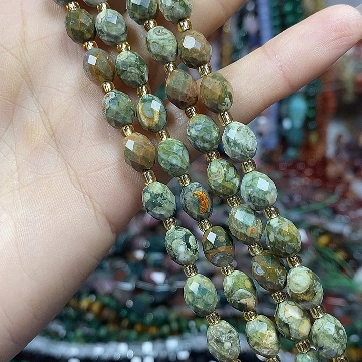玛瑙/玉髓未镶嵌珠宝半成品天然老雀仔米切卡7*8mm