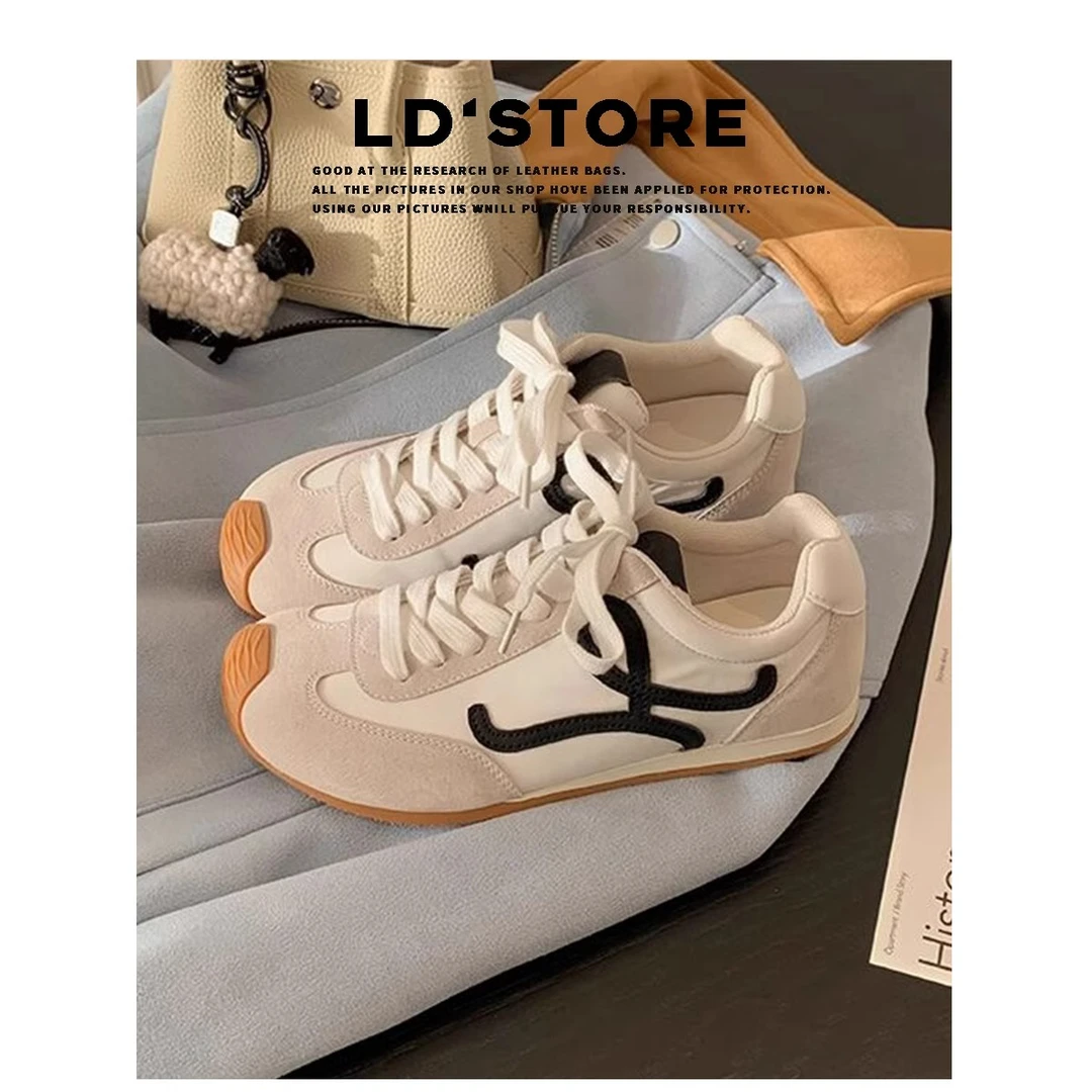 Feideroul内增高阿甘德训鞋女复古丑萌大头休闲运动鞋