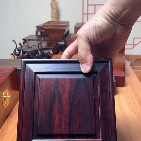 卢氏黑黄檀（大叶紫檀）方盒