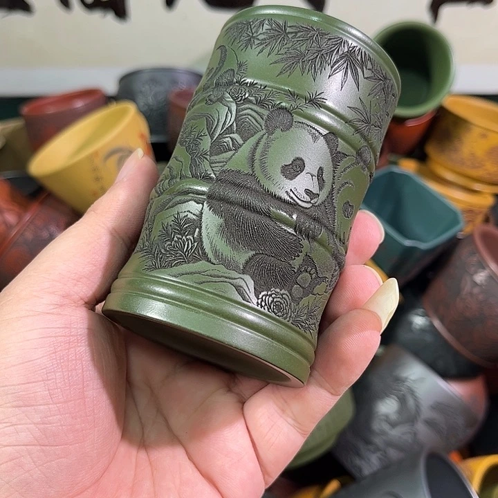 茶杯紫砂全手工紫砂主人杯