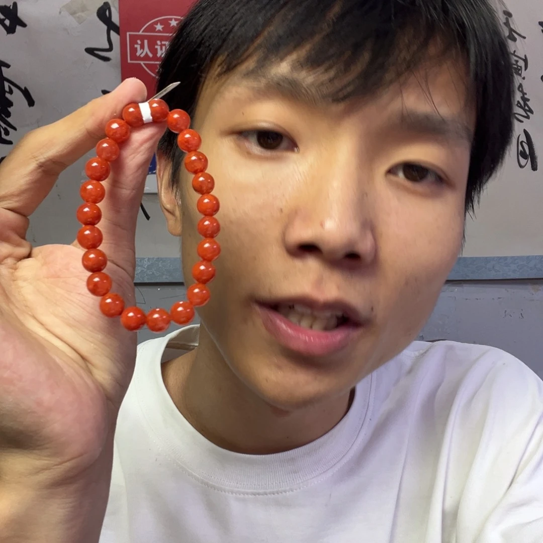 颈饰未镶嵌南红玛瑙多样性云南南红火焰红卡8货头