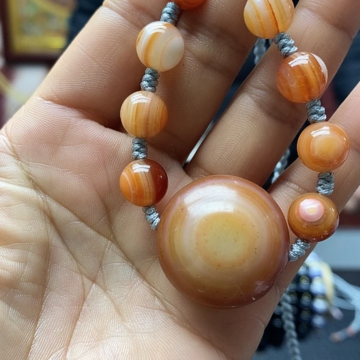 玛瑙/玉髓合金颈饰