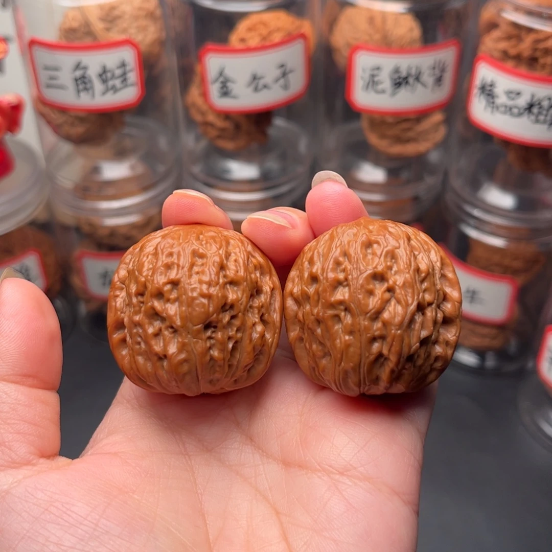 文玩核桃把件38高桩铁锤