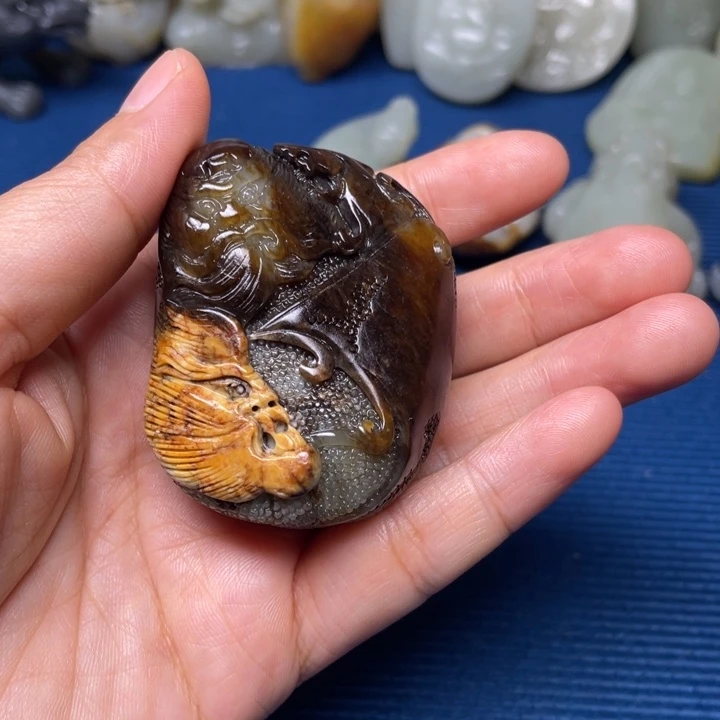 颈饰未镶嵌和田玉以**师