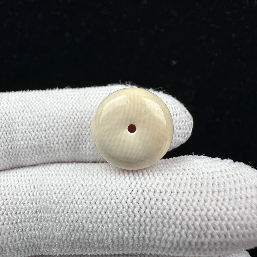 S2808天然猛犸牙扣子16x9mm支持鉴定 假一罚四