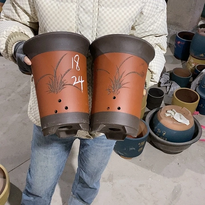 紫砂花盆紫砂花盆