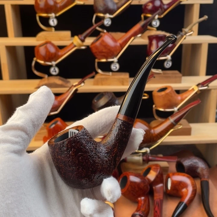 石楠木手工制作福尔摩斯喷砂