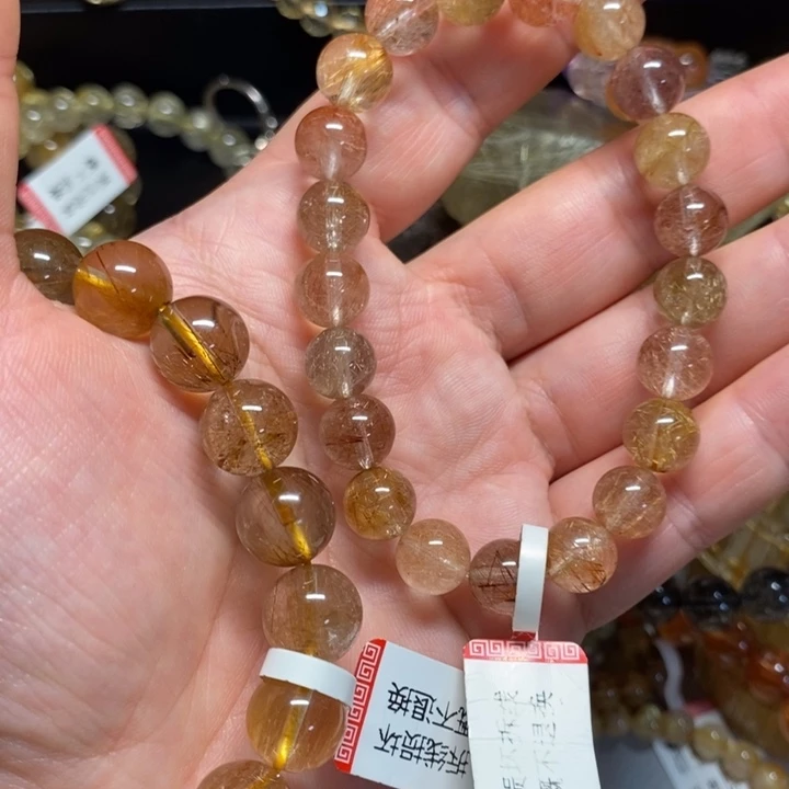 未镶嵌手链水晶迷*简天然彩发晶