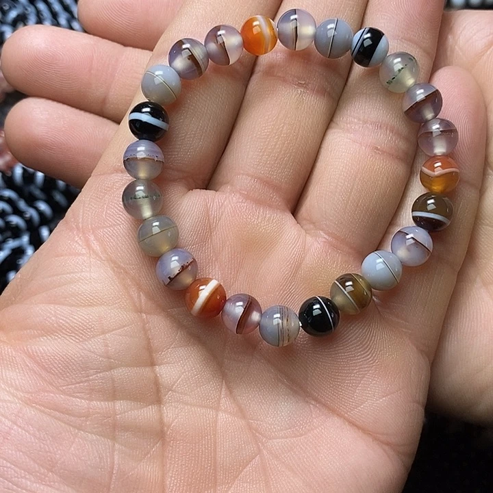 玛瑙/玉髓手链未镶嵌是**呀