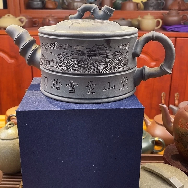 紫砂茶壶处理一把