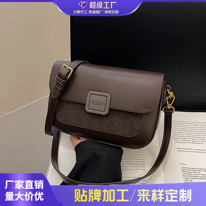 气质女士单肩包女包2025新款网红爆款小方包复古高级感斜挎包百搭