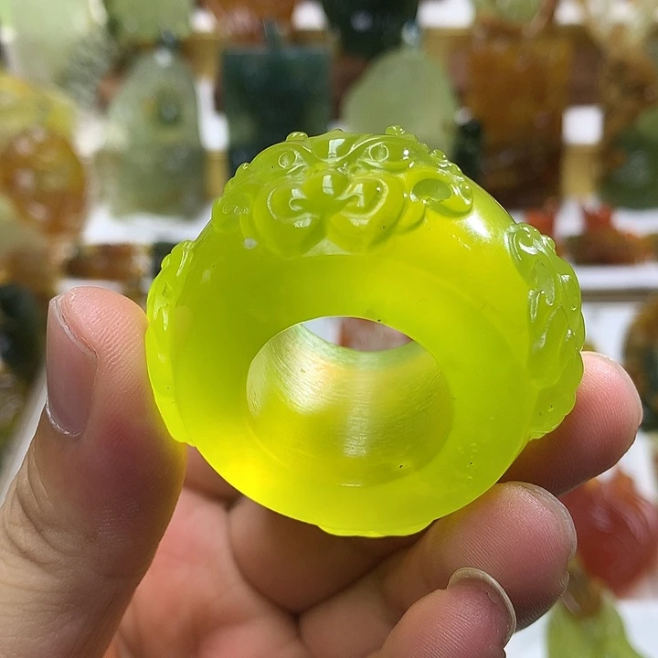 蛇纹石玉未镶嵌珠宝半成品